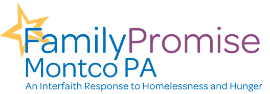 Family Promise Montco PA's logo featuring a gold star