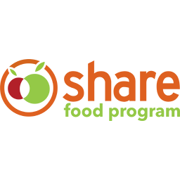 SHARE Food Program, Inc featuring two apples in red and green.