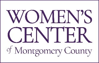 Women's Center of Montgomery County logo, featuring their organization name in dark purple lettering.