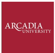 Red Square with White text