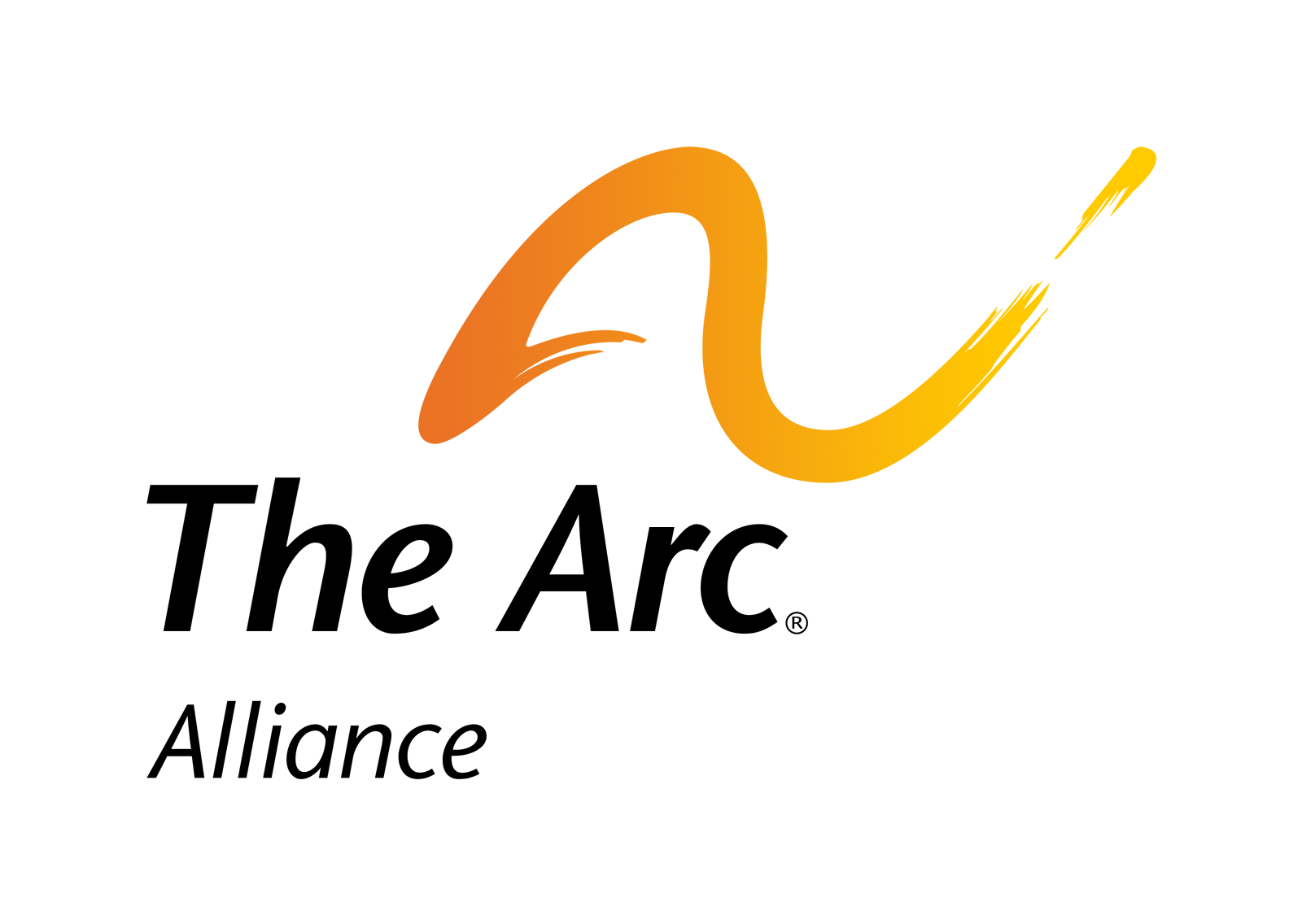 The arc Alliance in black letters