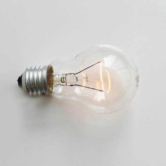 A lightbulb.