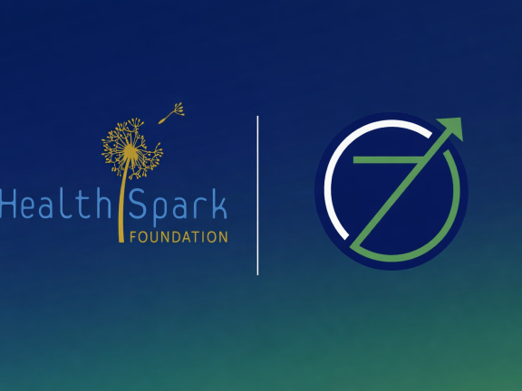 A picture of HealthSpark's logo and Zenith Wealth Partner's logo.
