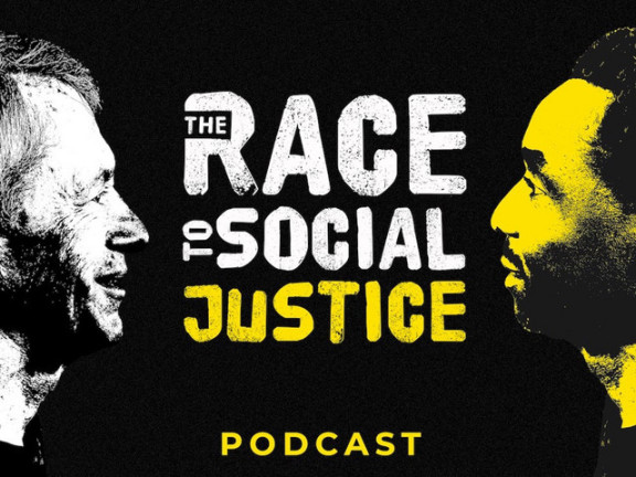 A cover image featuring the logo of the podcast.