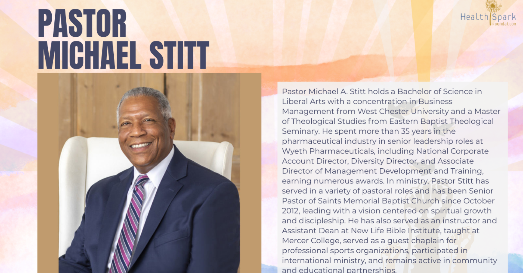 Pastor Michael Stitt