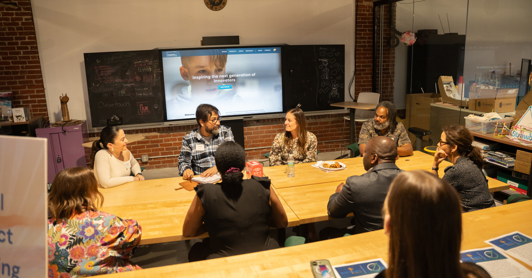 people sitting at tables