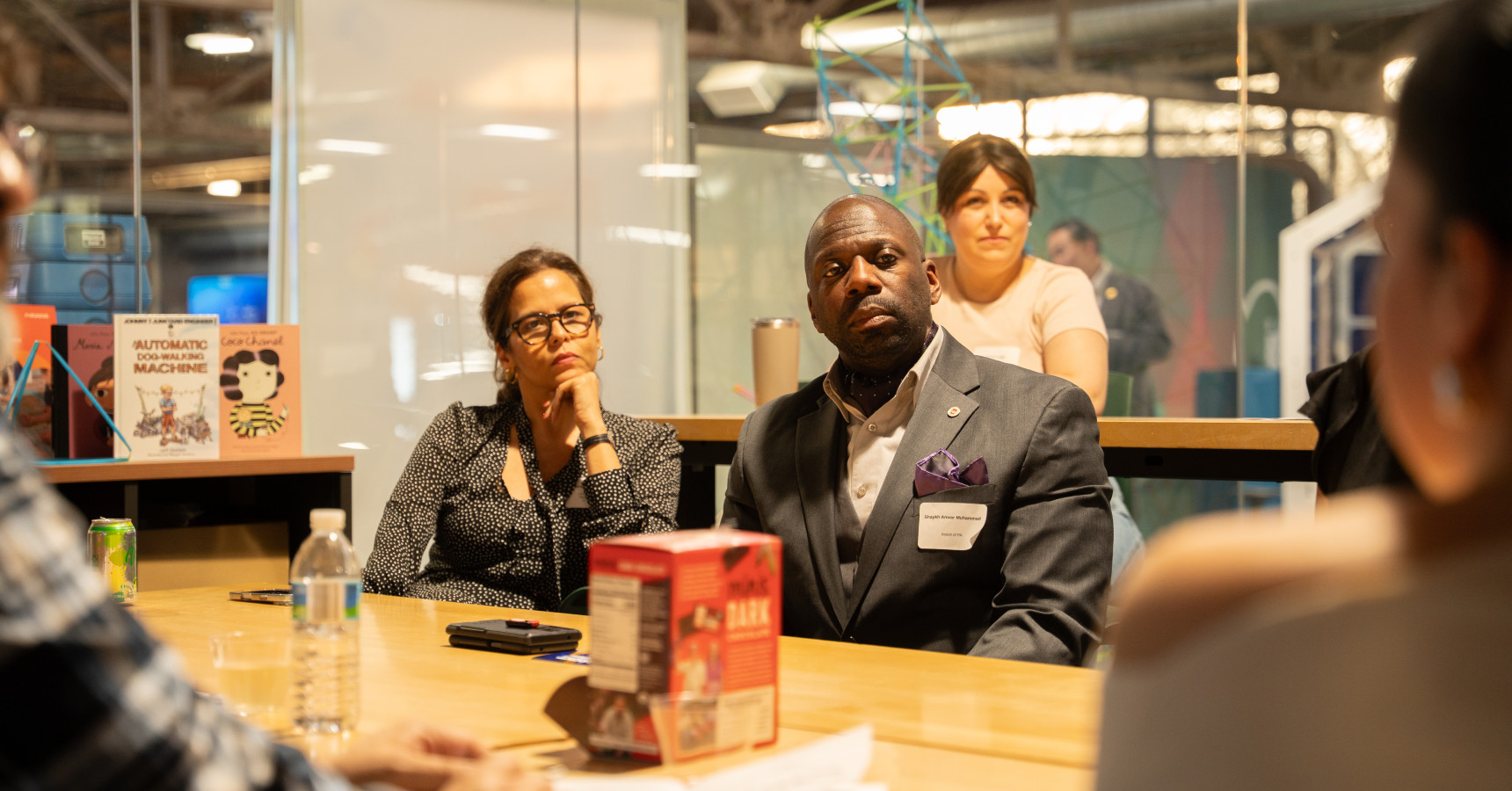 people sitting at tables