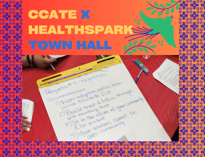 CCATE x HealthSpark Town Hall Event Invite